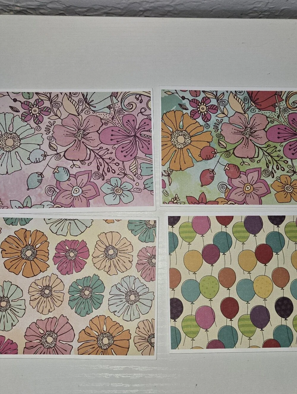 Set Of 10 Blank Cards With Envelopes